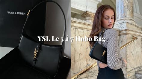 ysl mini hobo review|YSL 5 À 7 mini hobo bag unboxing, review, .